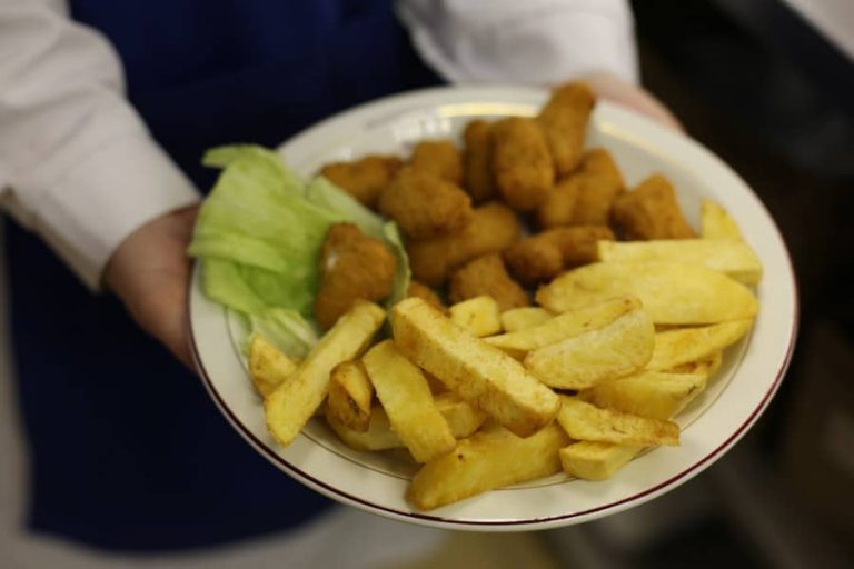 Fish and chips aren't as fattening as pizza